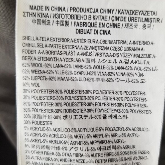 Vans 66 Women Large Fur Hooded Coat Wool Winter Skateboard Retro - Picture 7 of 8